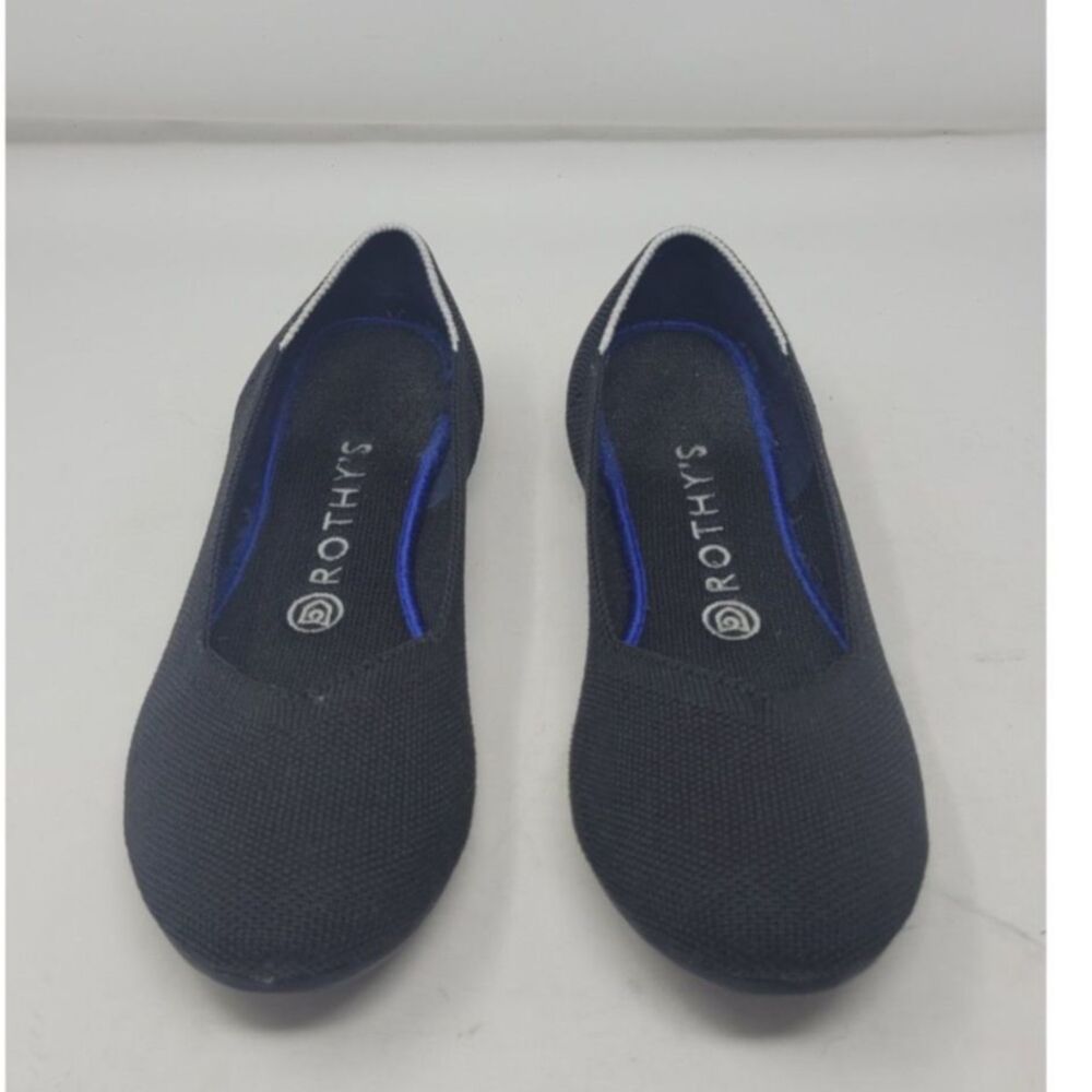Rothy's Rothys The Flat Round Toe Ballet Black Shoes